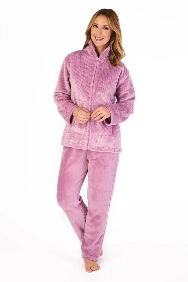 Mini Waffle Zip Through Pyjama PJ4303