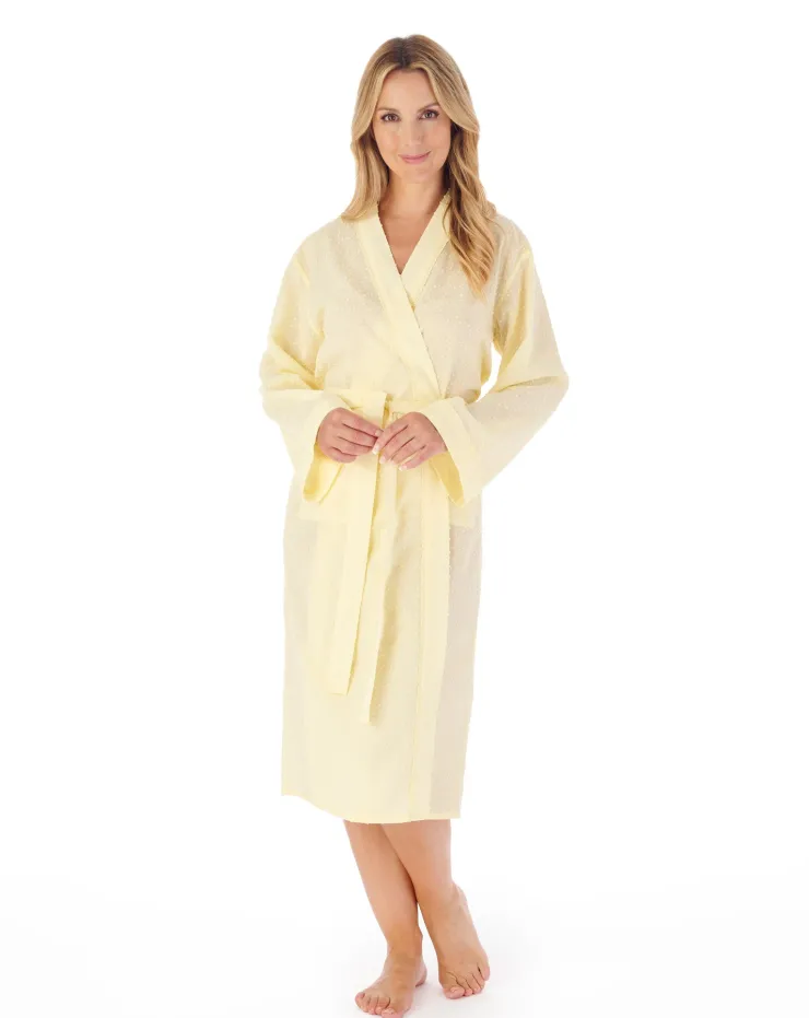 Circular Dobby Dot 45" Woven Kimono Wrap HC01235