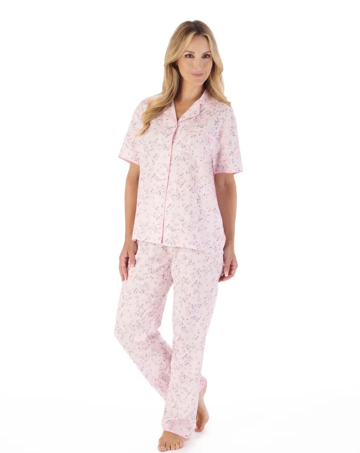 Blossom Print Woven Tailored Pyjama PJ03243