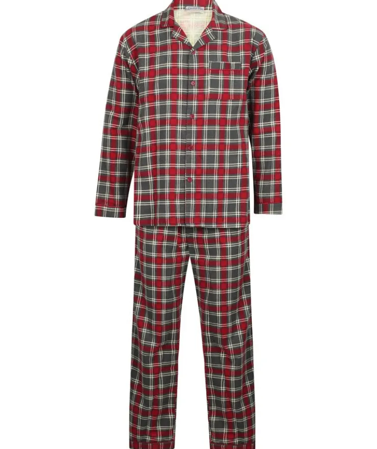Check Flannel Tailored Jersey Pyjama WR2802