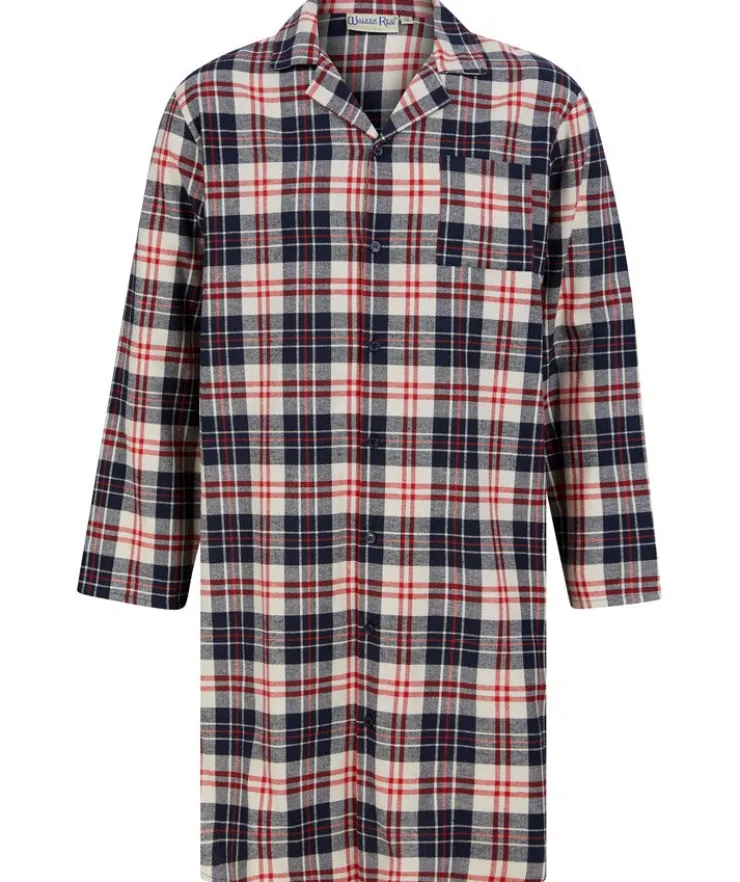 Brushed Checked 42" Woven Nightshirt WR88820