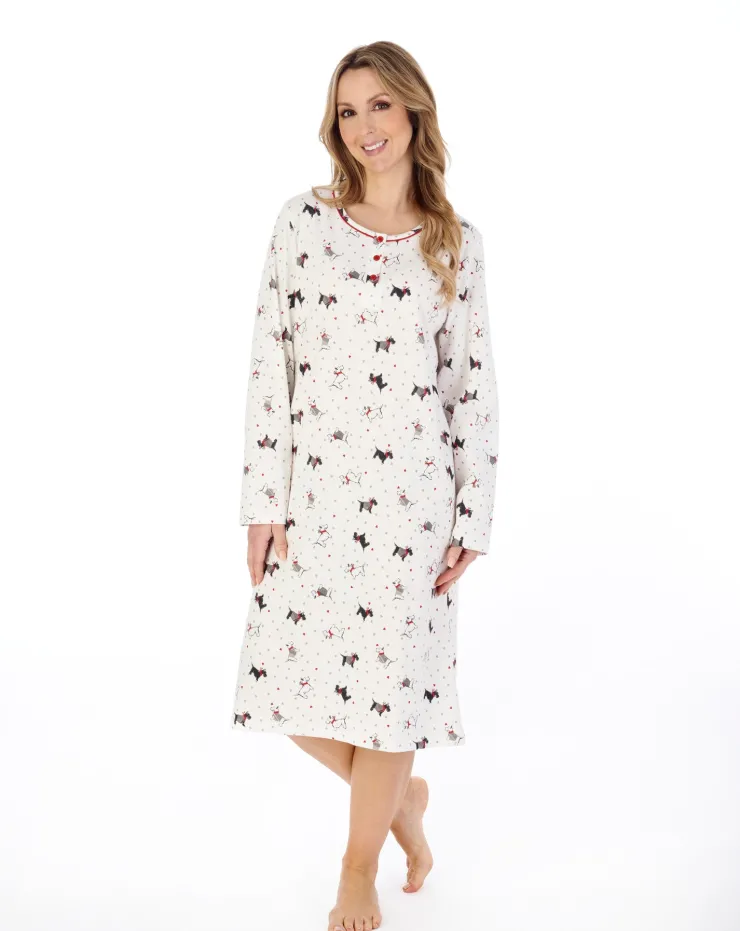 Scottie Dog 42" Jersey Nightdress ND04116