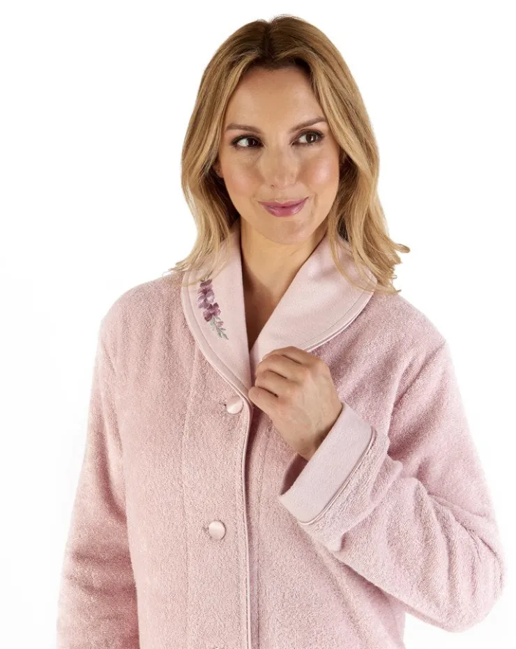 Embroidered Button Through Bedjacket BJ66357
