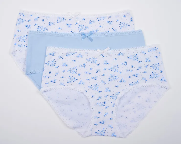 Slenders Cotton Comfort Midi Briefs 3pk BF81