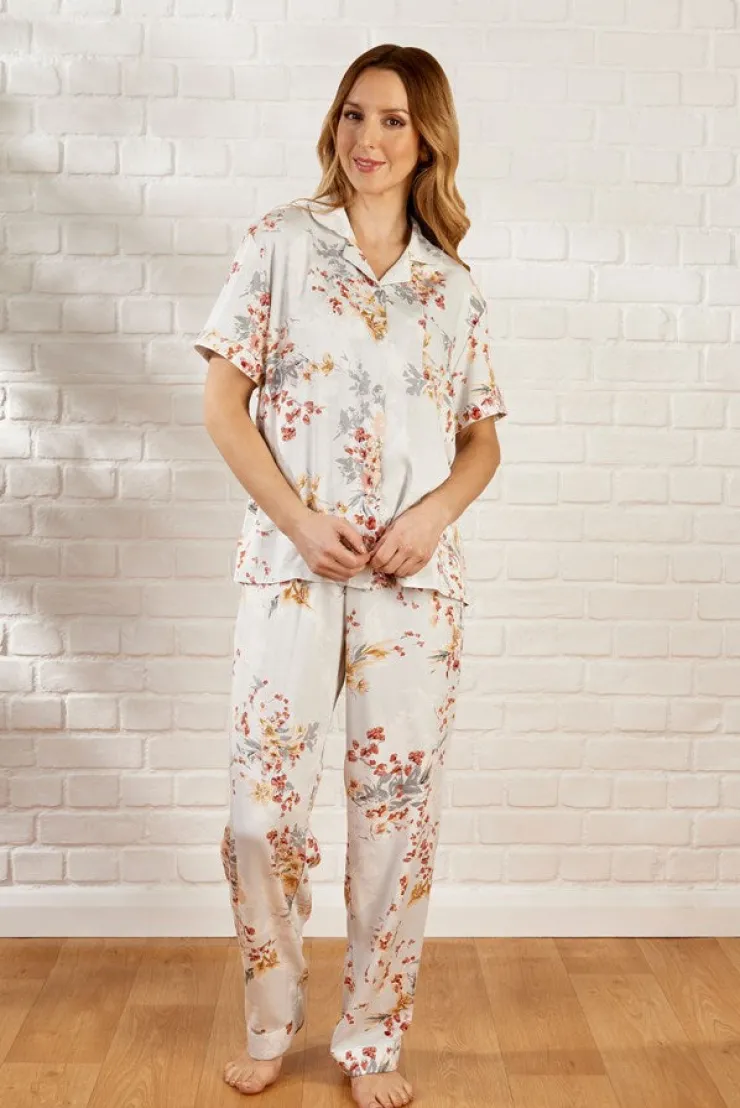 Floral Print Tailored Woven Pyjama PJ55280