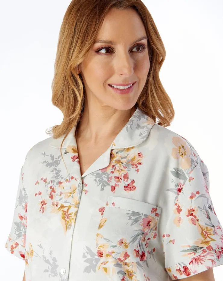 Floral Print Tailored Woven Pyjama PJ55280