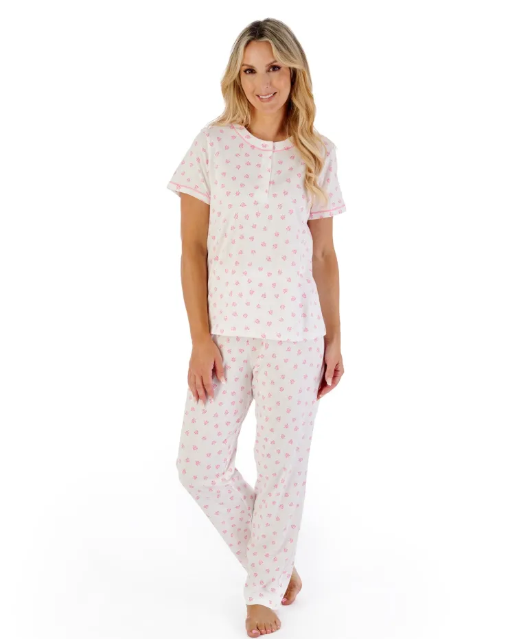 Leaf Print Jersey Pyjama PJ07117