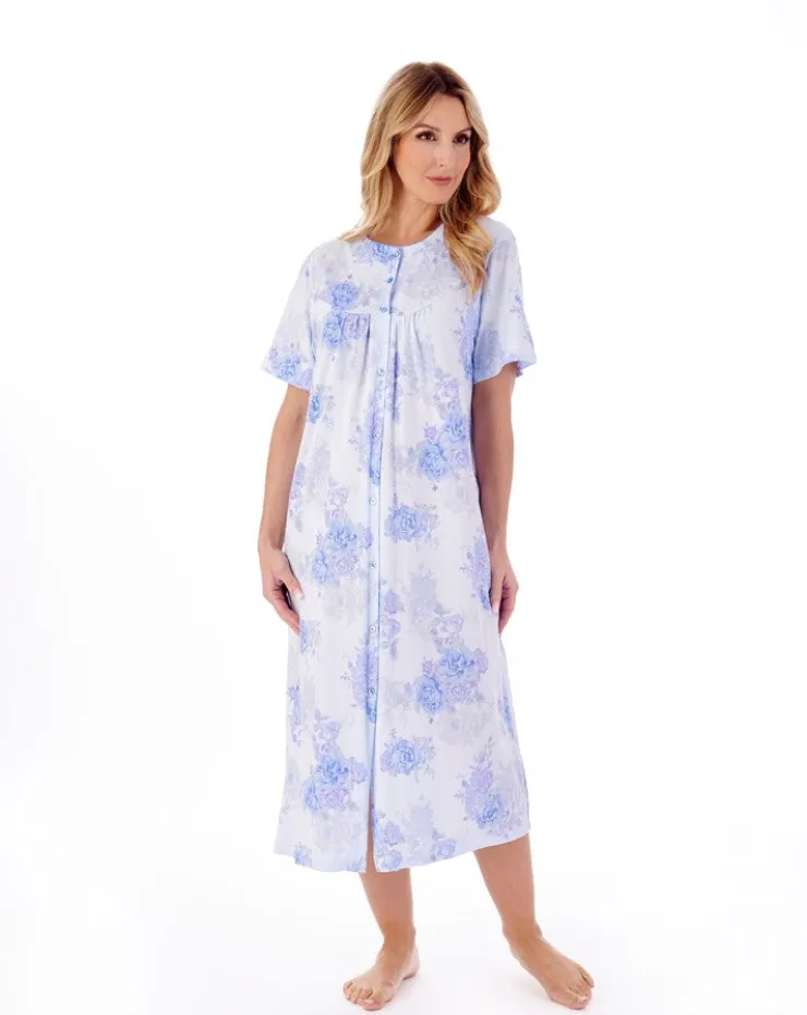 Large Floral Print 46" Jersey Nightdress ND01133
