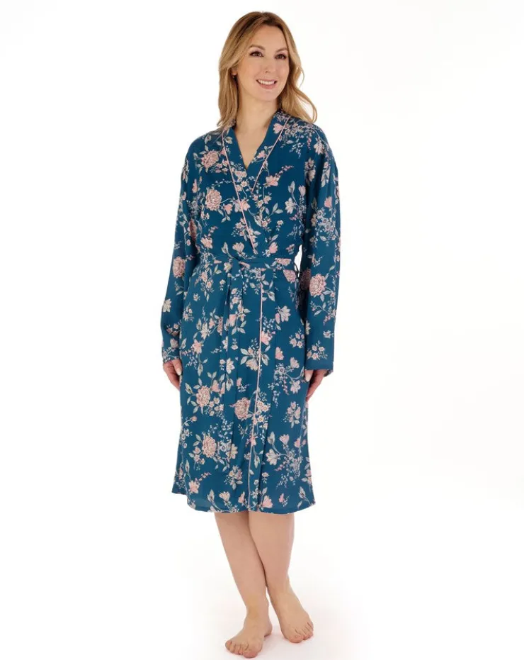 Floral 42" Woven Viscose Kimono Wrap GL88713