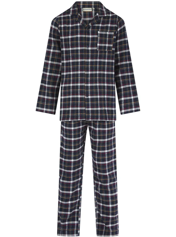 Brushed Check Print Woven Tailored Pyjama WR04806