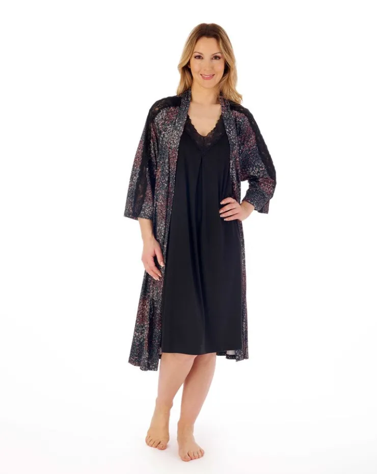 Super-Soft Multi Print 42" Kimono Wrap GL02704