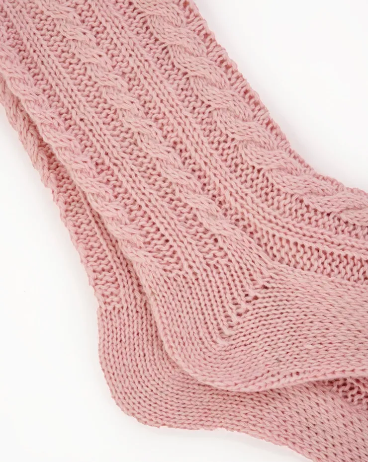 Cable Knit Bedsock BS190
