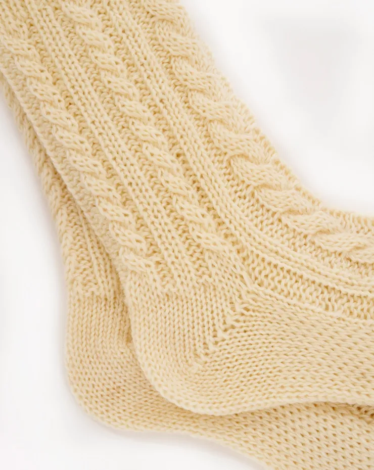 Cable Knit Bedsock BS190
