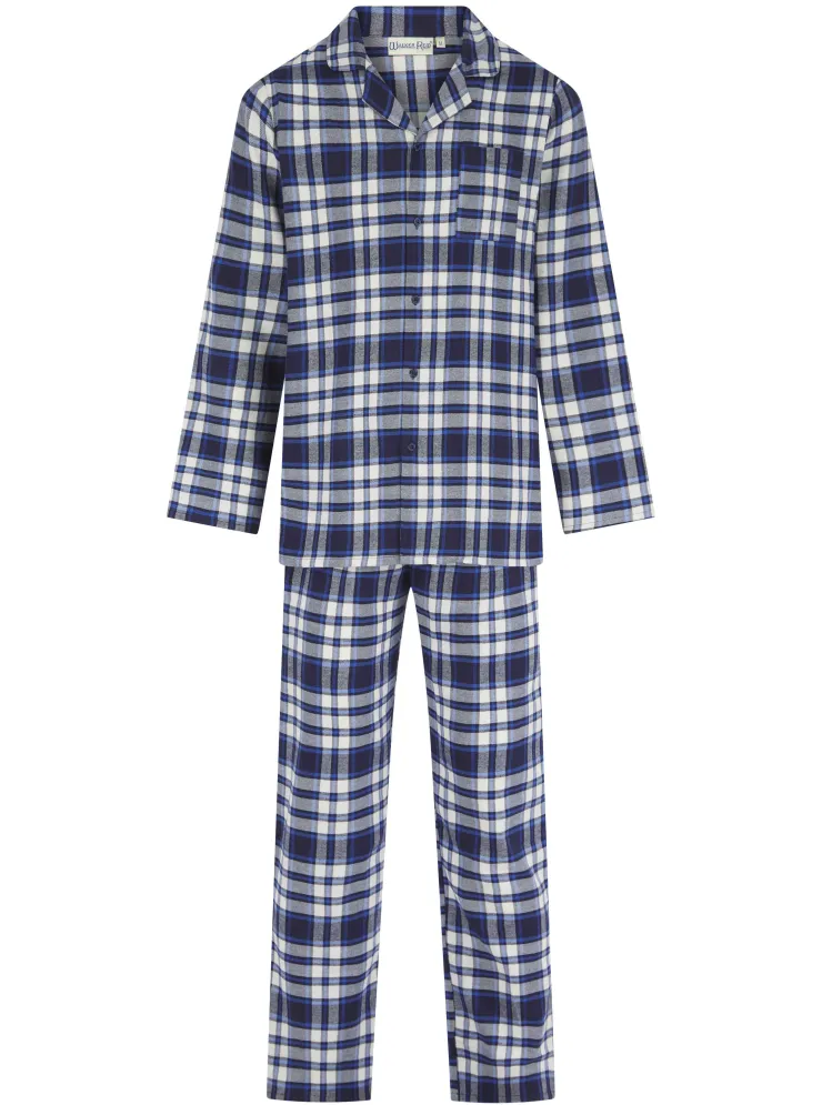 Brushed Check Print Woven Tailored Pyjama WR04811