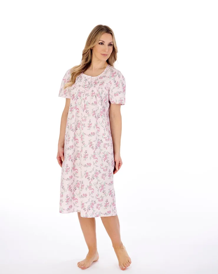 Floral Print 42" Woven Nightdress ND04200