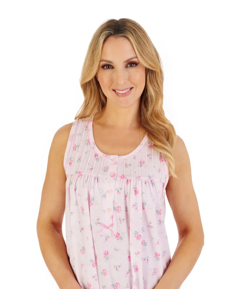 Floral Print 42" Jersey Nightdress ND06125