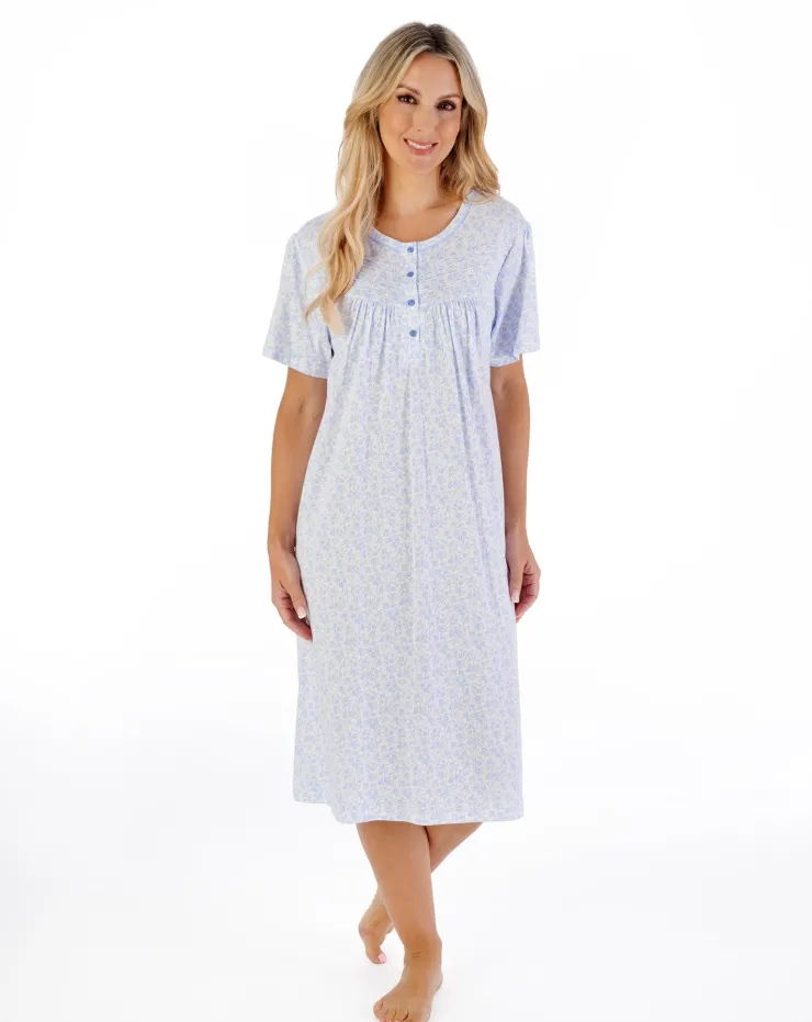 Ditsy Floral 42" Jersey Nightdress ND07102