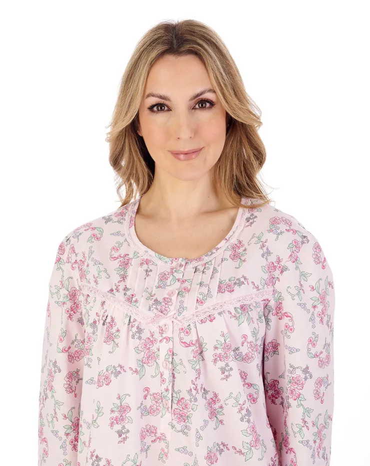 Floral Print 45" Woven Nightdress ND04201