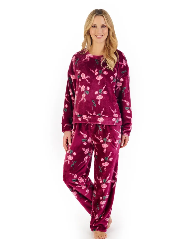 Floral Flannel Fleece Pyjama PJ06314