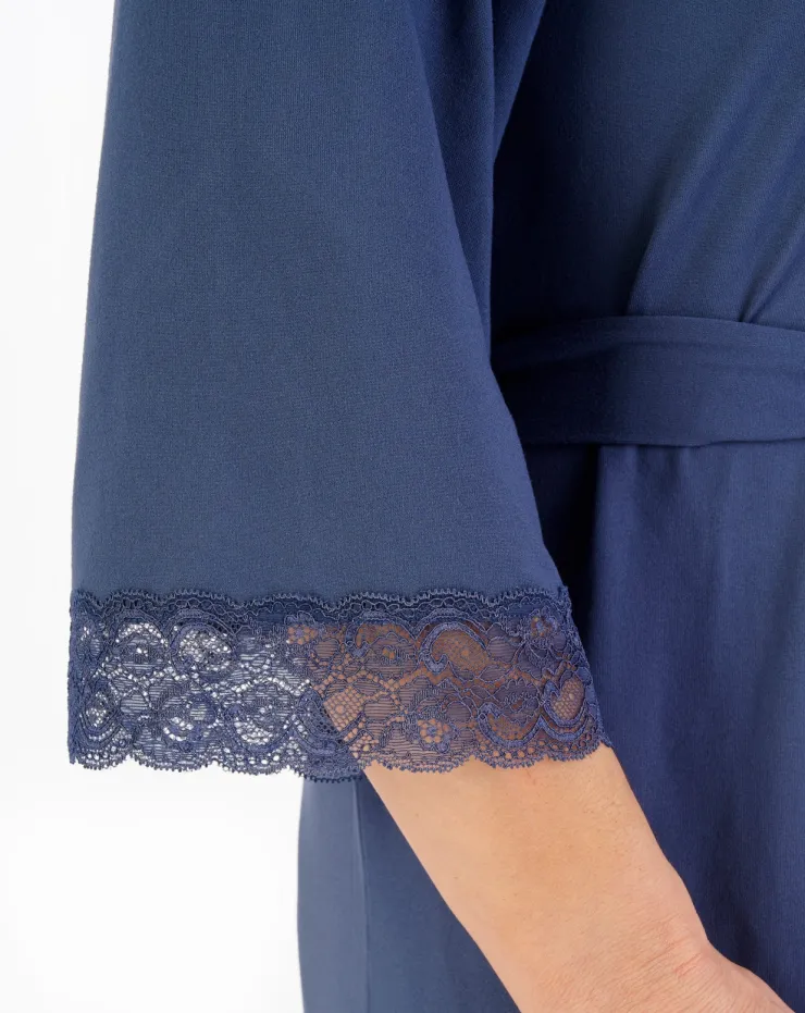 Supersoft Floral Print 42" Kimono Wrap GL06704