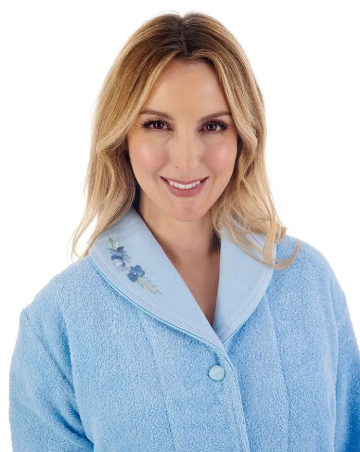 Embroidered Button Through Bedjacket BJ66357