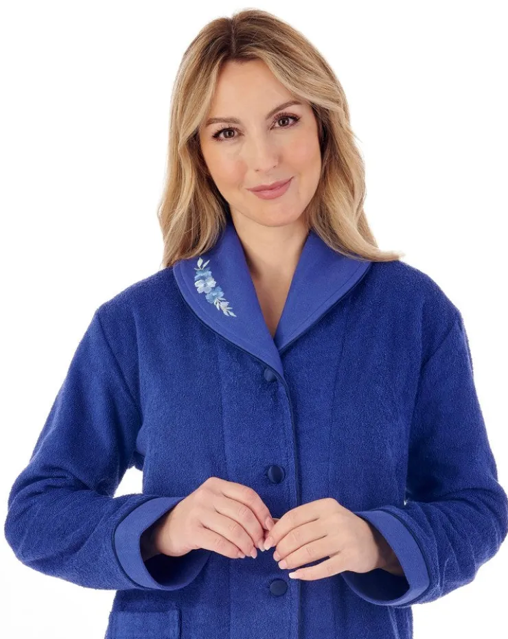 Embroidered Button Through Bedjacket BJ66357