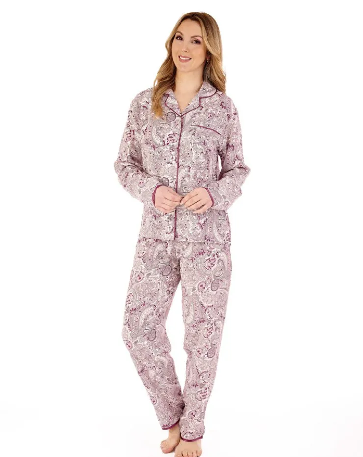 Paisley Print Tailored Pyjama Soft Woven Viscose PJ88228