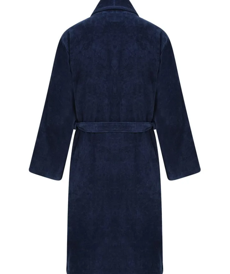 Towelling Velour 48" Shawl Collar Wrap WR66831