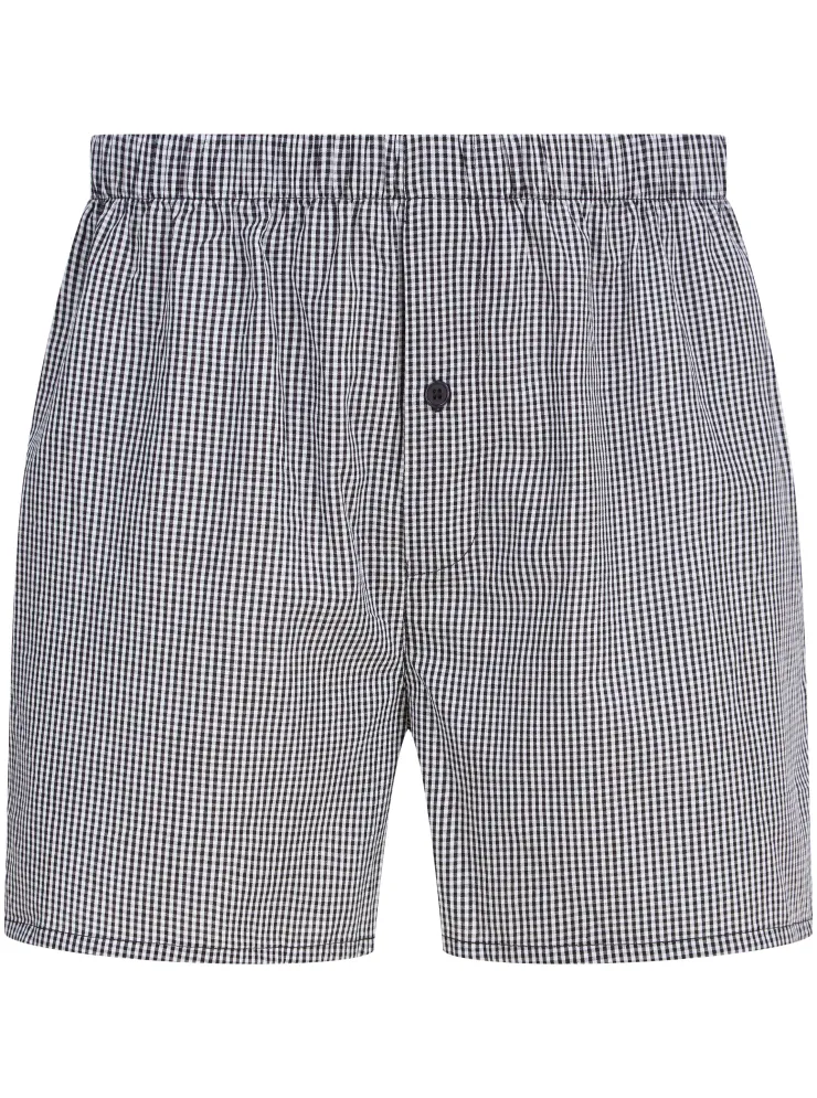 Walker Reid Check Boxer Short 2 Pack WR655