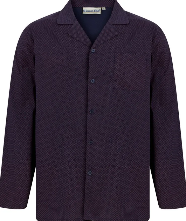 Diamond Geo Print Tailored Button Through Woven Pyjama WR88833