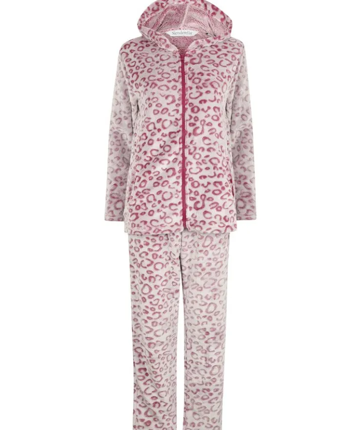 Animal Shaved Print Fleece Pyjama Set PJ2317