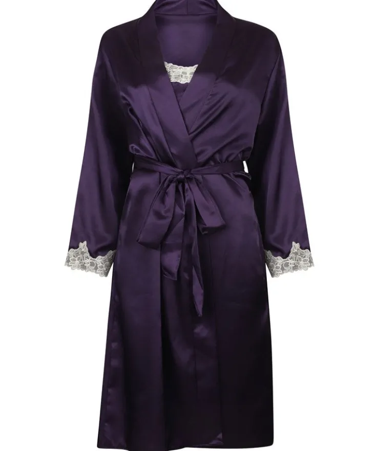 Luxury Satin 42" Kimono Wrap GL2767