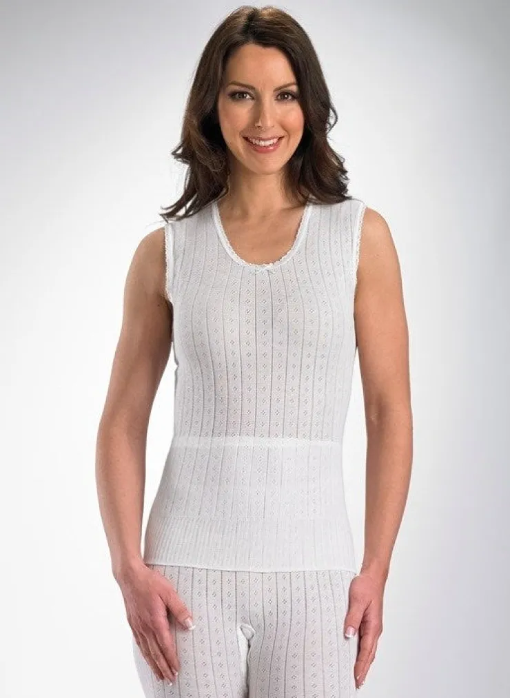 Vedonis Fancy Knit Thermal Sleeveless Cami VUW701