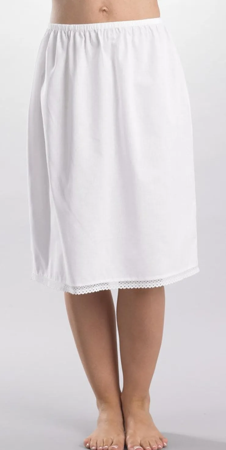 Slenderella 24'' Waistslip With Crochet Cotton Lace Trim SL06280